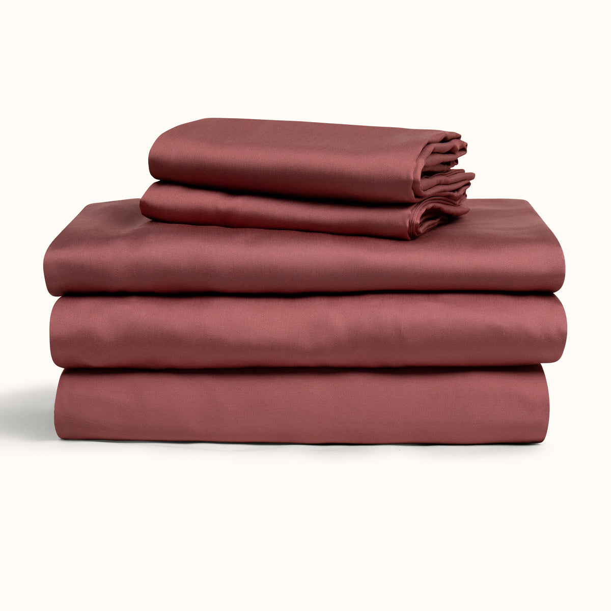 Clay Red Duvet Set