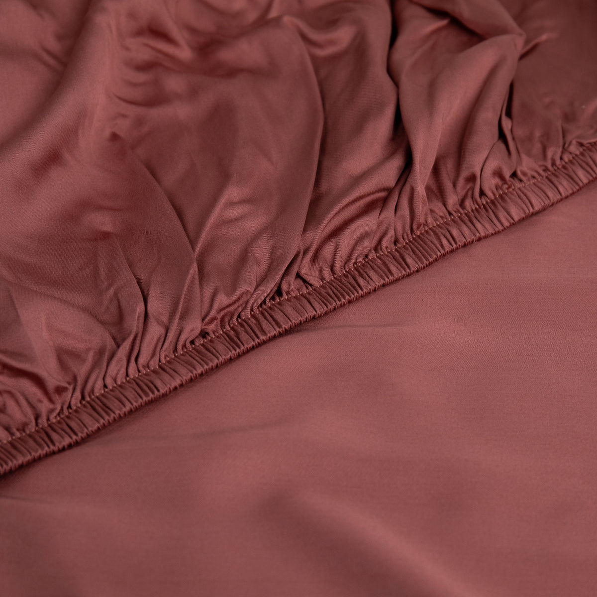 Clay Red Fitted Sheet